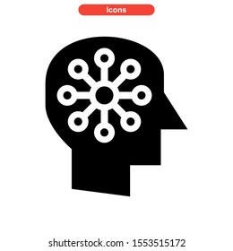 intelligence icon isolated sign symbol vector illustration - high quality black style vector icons
