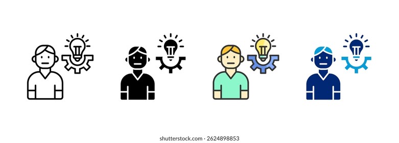 Intelligence Icon Set Multiple Style Collection