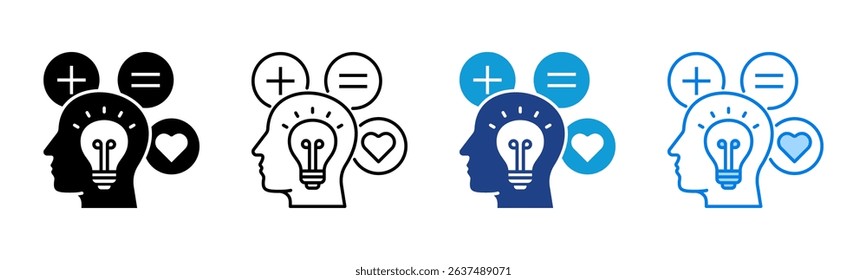Intelligence icon sheet multiple style collection