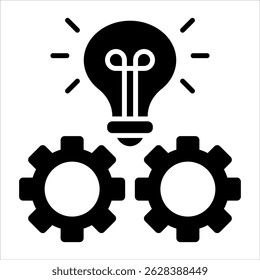 Intelligence Icon. Simple Vector Glyph Illustration
