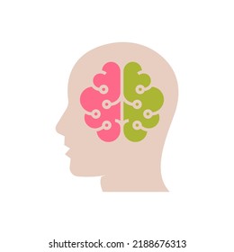 Intelligence icon in vector. Logotype