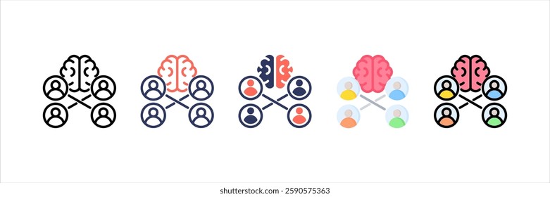 Intelligence Multi Style Icon Set
