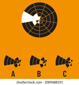 Intelligence puzzle, Find the missing piece, visual intelligence questions, IQ Test