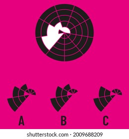 Intelligence puzzle, Find the missing piece, visual intelligence questions, IQ Test