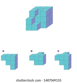 Intelligence question - cube completion test