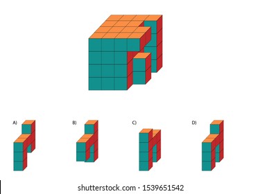 Intelligence question - cube completion test