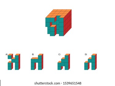 Intelligence question - cube completion test