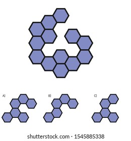 Intelligence question - cube completion test iq test - Vector