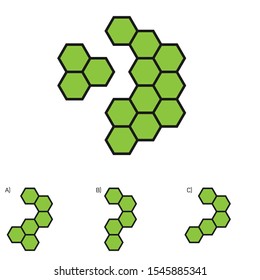 Intelligence question - cube completion test iq test - Vector