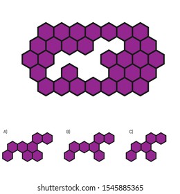 Intelligence question - cube completion test iq test - Vector
