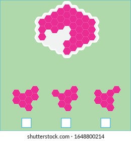 Intelligence question - cube completion test iq test, Intelligence questions, Logic questions  - Vector