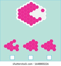 Intelligence question - cube completion test iq test, Intelligence questions, Logic questions  - Vector