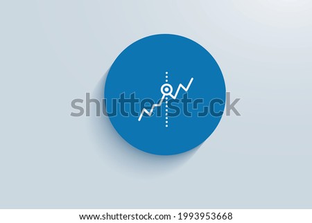 Intelligent Analytics icon vector design