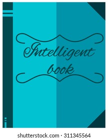 intelligent book flat icon