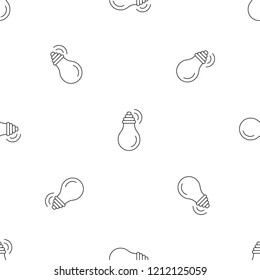 Intelligent bulb pattern seamless vector repeat geometric for any web design