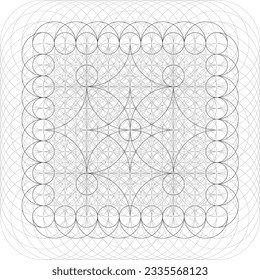 abstracto del vector de página de coloreado inteligente