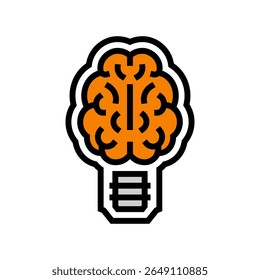 intelligent design color icon vector. intelligent design sign. isolated symbol illustration