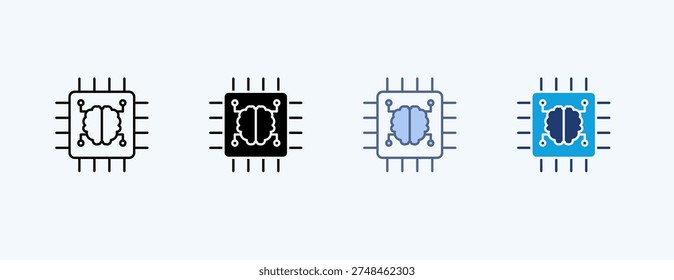 Intelligent Device Multiple Icon Illustration Vector