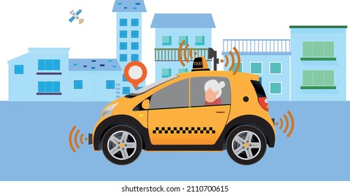 intelligent, effizient, Satellit, selbstständig, Cyberspace, Generation, Navigation, Roboter, Warnung, Automobil, Fahren, Zukunft, Zukunft, Sicherheit, intelligenter Verkehr, Sicherheit, Fahrzeug, Antrieb, Maschine, Auto, aut