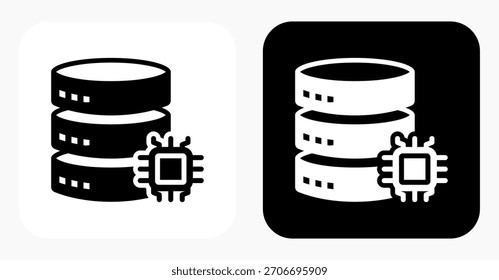 Icono blanco y negro de la infraestructura inteligente