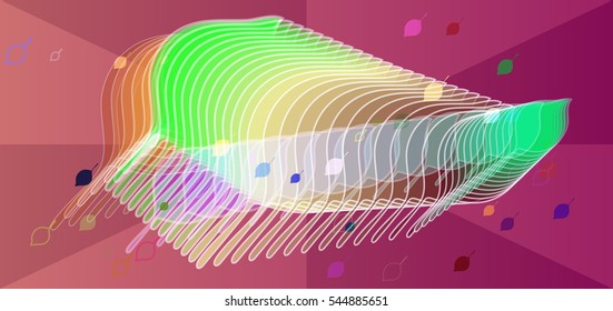 intelligent leaf between look and vector