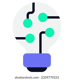 Intelligent Lighting Icon can be used for uiux, infographic, etc