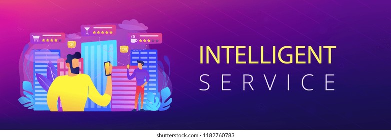 Intelligent services in smart city header banner.