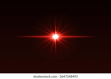 Brilho central intenso com raios simétricos e bordas suaves. Flash de luz brilhante para efeitos de lente ou transições brilhantes.