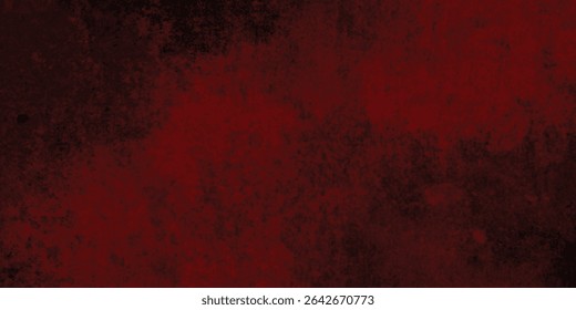 Intense Crimson and Charcoal Grunge Wall Surface Backdrop

