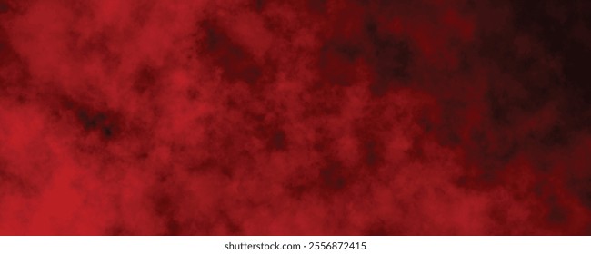 Intense Crimson Fog and Smoke on a Black Background for Surreal and Artistic Visual Impact
