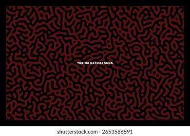  Intense Dark Maroon Neural-Like Pattern, Can Be Used for Data Visualization Aesthetics, Modern Website Backgrounds, or Interactive Display Screens