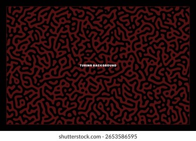  Intense Dark Maroon Neural-Like Pattern, Can Be Used for Data Visualization Aesthetics, Modern Website Backgrounds, or Interactive Display Screens