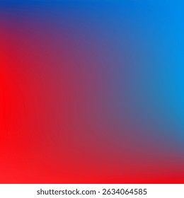 Intense deep red and blue gradient with smooth blending, perfect for bold backgrounds, dramatic visuals, digital artwork, and modern graphic design themes.