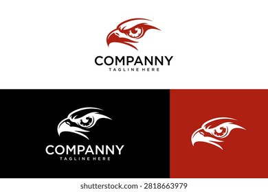 Intense Eagle Vision Brand Identity Vector