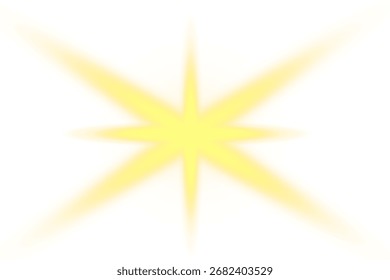 Intense golden starburst light with sharp rays, great for celebration, festival, and luxury themes.