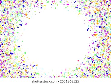 Intense Polka Independence Vector White Background. Trendy Effect Splash Design. Rainbow Dust Celebration Wallpaper. Cheerful Grit Festival Illustration.