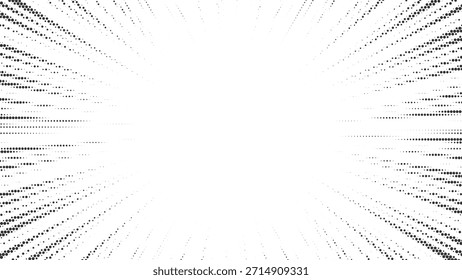 Intense radial burst line background for action posters, comic effects, dynamic branding, digital design vector illustration