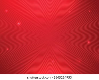 Fundo vermelho intenso com linhas espiraladas e hipnóticas que irradiam e espiralam para fora, criando um efeito visual hipnótico. O padrão dinâmico atrai o olho para dentro, evocando uma sensação de movimento.