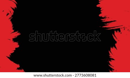 Intense red and black grunge texture a distressed raw and edgy background 