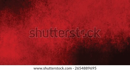 Intense red grunge background with heavy paint overlay and distressed artistic style

