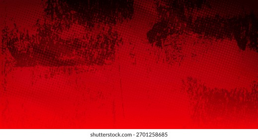 Fundo de textura de meio-tom grunge vermelho intenso