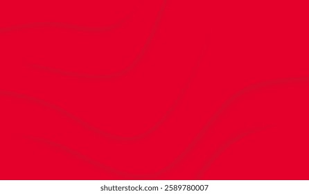 Intense red with subtle gradients. Vector illustration