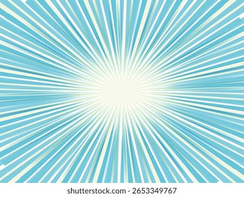 Material de fundo de linha intensamente luminoso, rápido e focado_azul claro