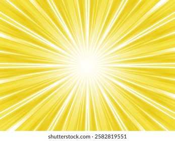 Intensely radiating graphical concentrated line background_light yellow