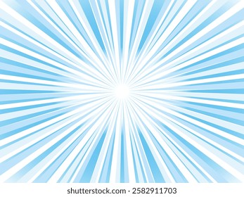 Intensely radiating pop line background material_light blue