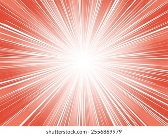 Intensely sparkling concentrated line background material_light red