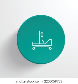 Intensive care medicine treatment recovery plan icon vector design