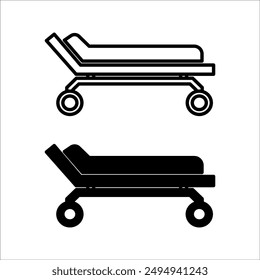 Intensive care unit icon. Resuscitation, rehabilitation, hospital ward. Medicine concept. Vector illustration can be used for topics like healthcare, hospitals, medical services.