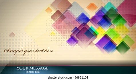 Intensive Colors - Abstract Vector Background