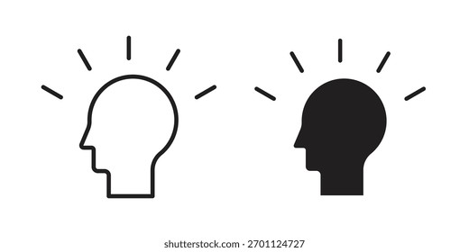 Icono de intención colección de Vector. Vector Ilustraciones de símbolos de stock
